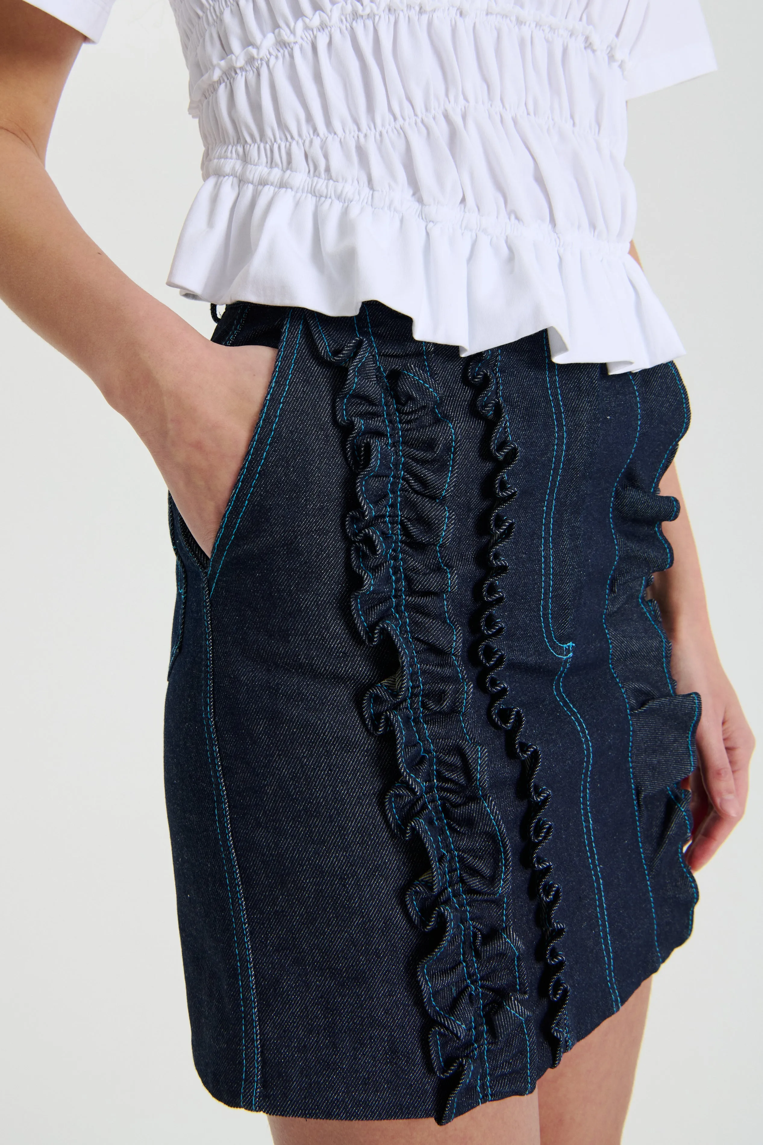 ODIN | SKIRT DENIM INDIGO
