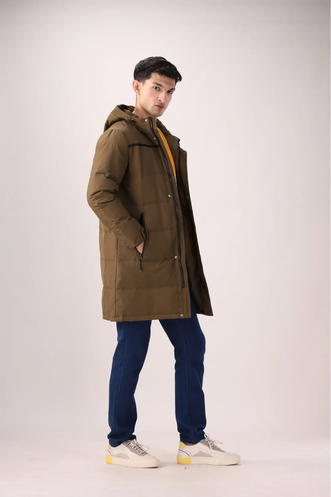 Olive Long Jacket