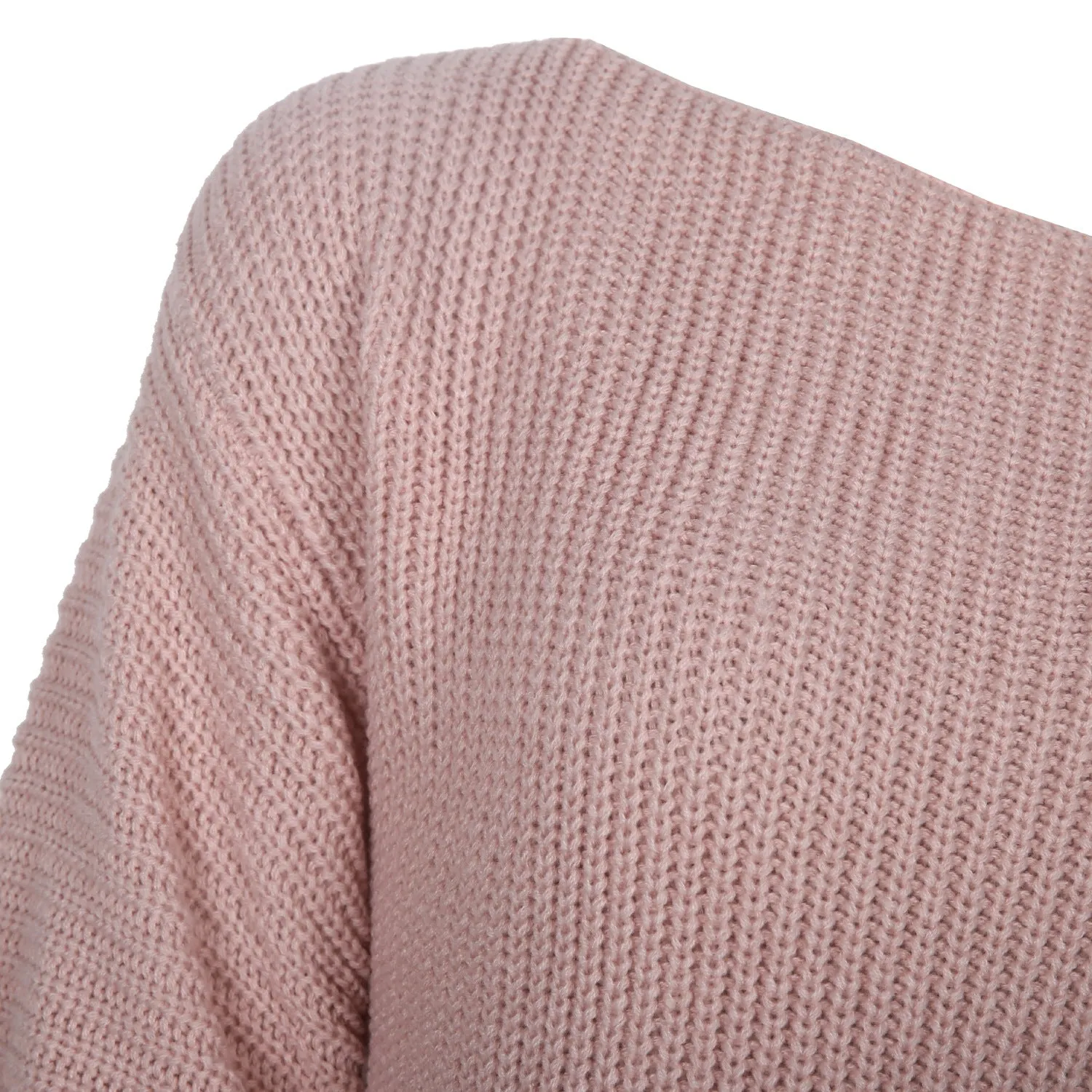 One Shoulder Lantern Sleeve Knit Sweater Mini Dresses