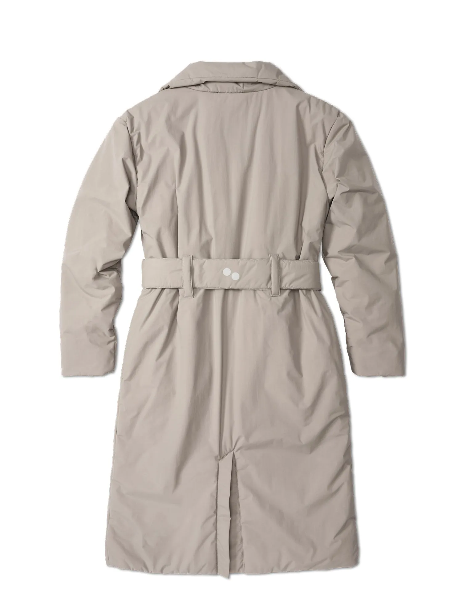 Padded Trench Coat - Cement Taupe (Unisex)