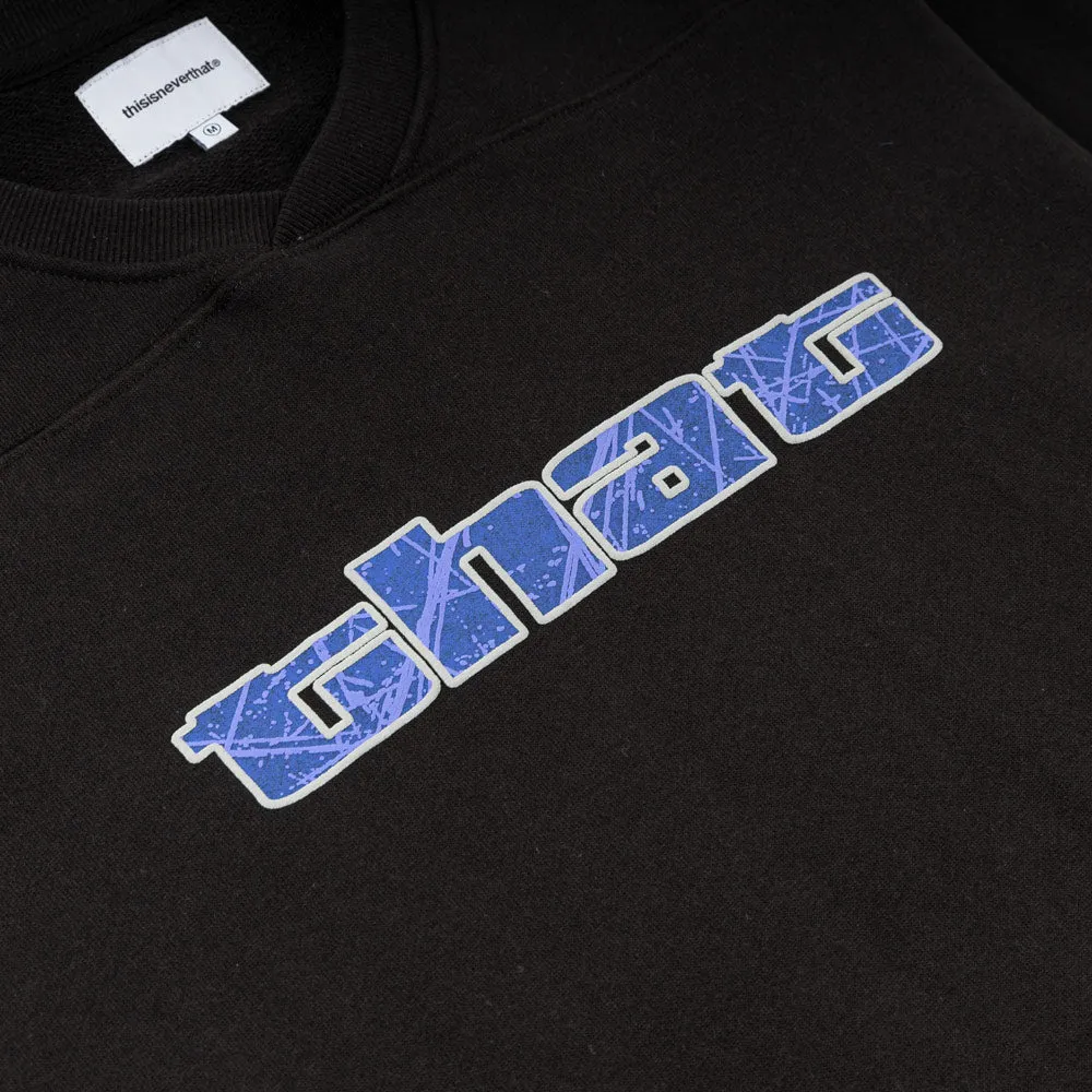 Paneled Sport Crewneck | Black