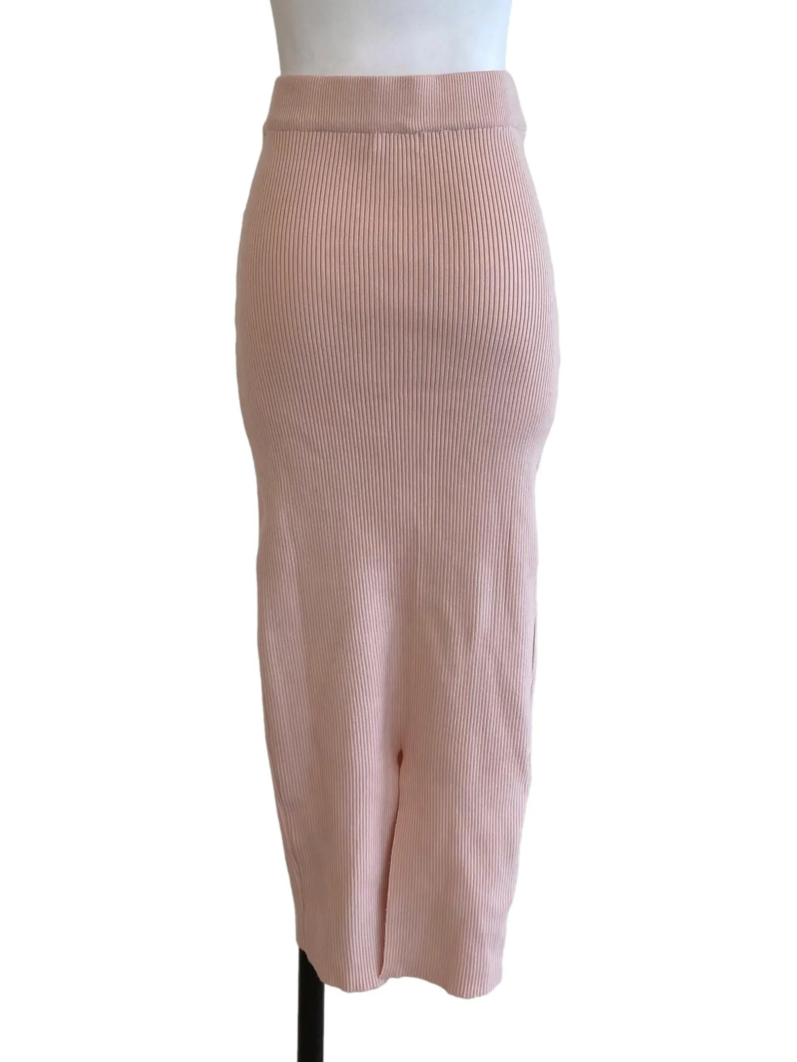 Pastel Pink Pencil Skirt