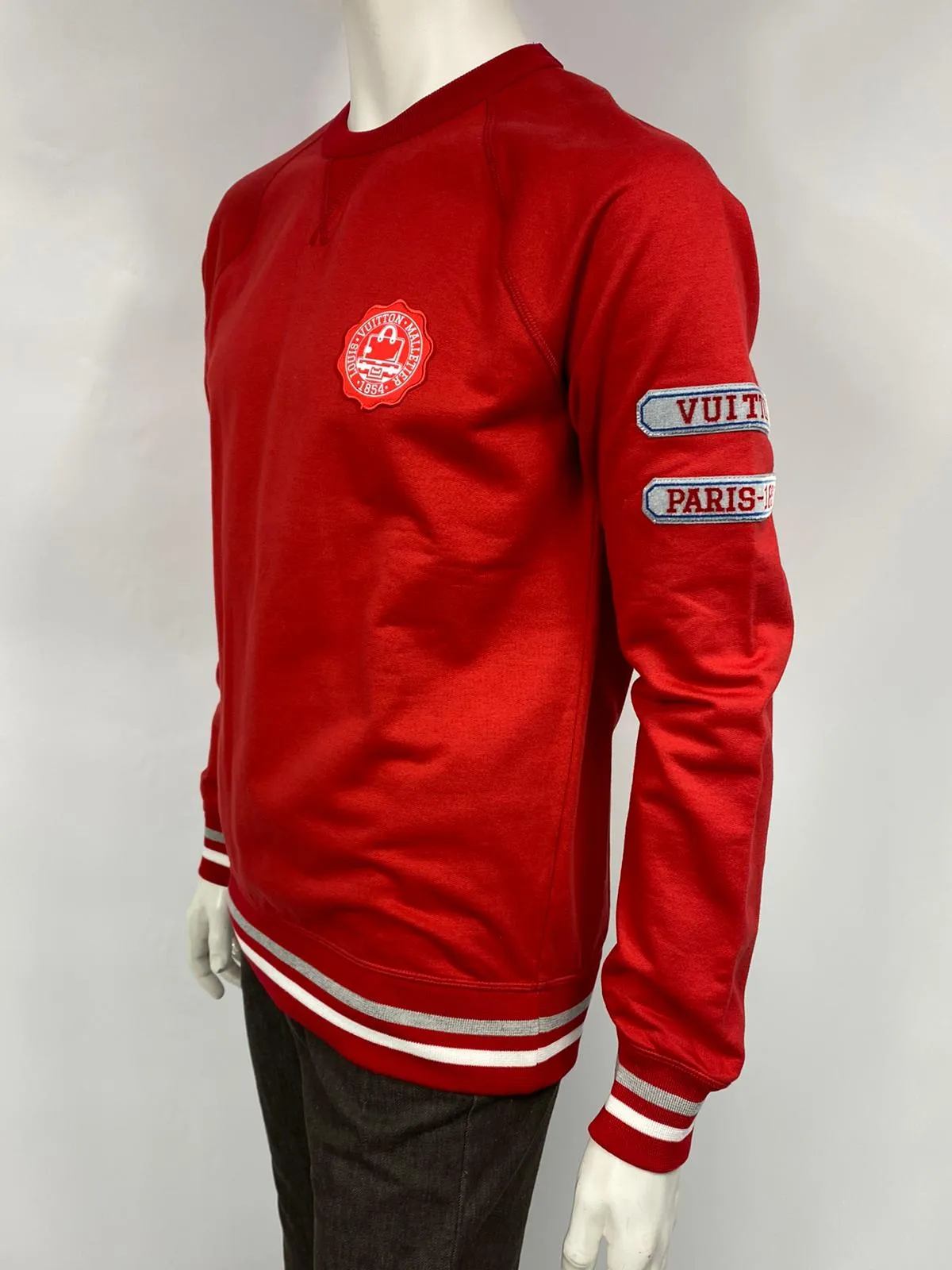 Patch Sweatshirt With Tipping