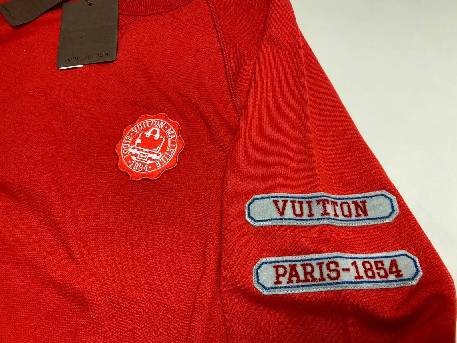 Patch Sweatshirt With Tipping