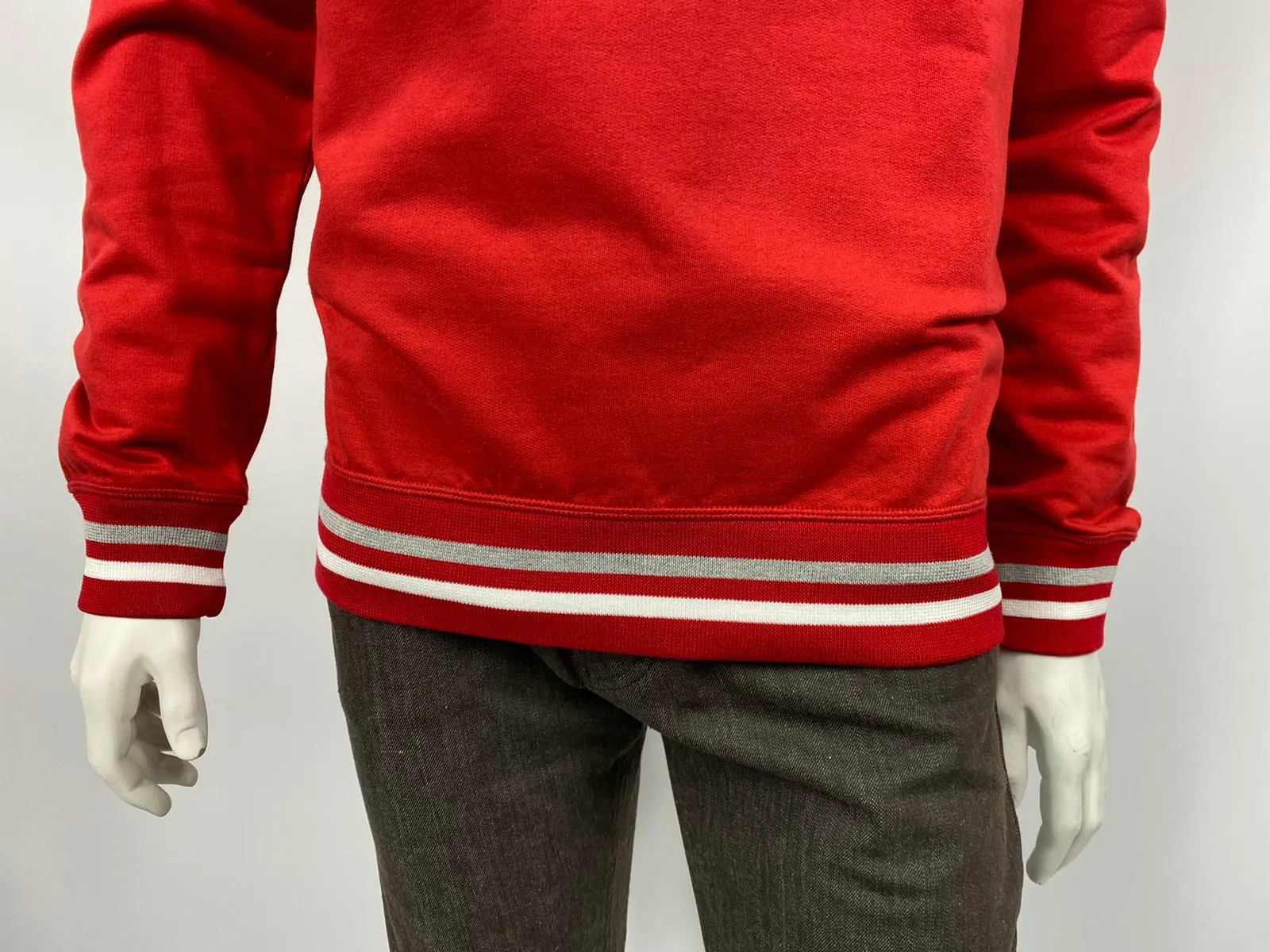 Patch Sweatshirt With Tipping
