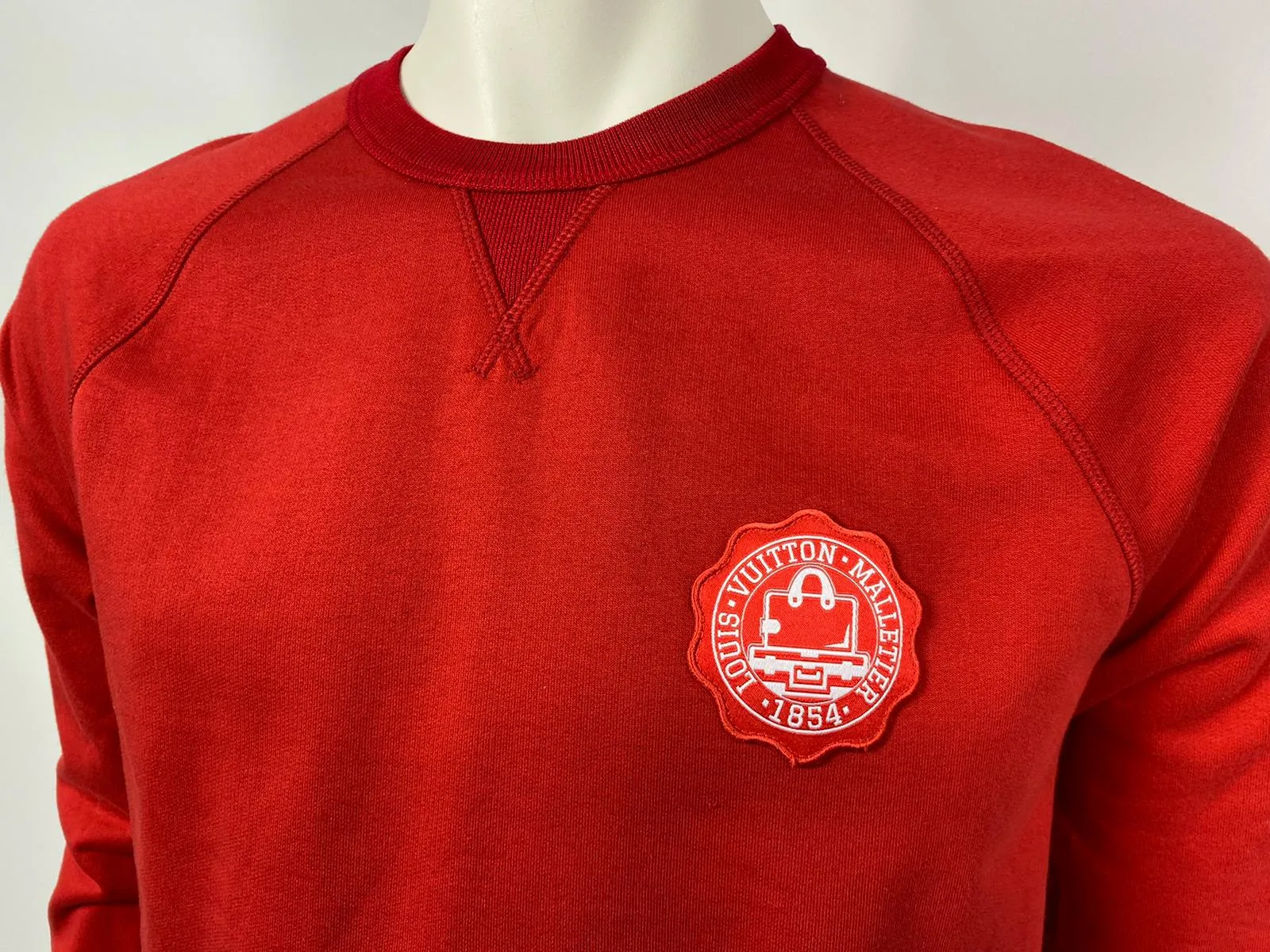 Patch Sweatshirt With Tipping