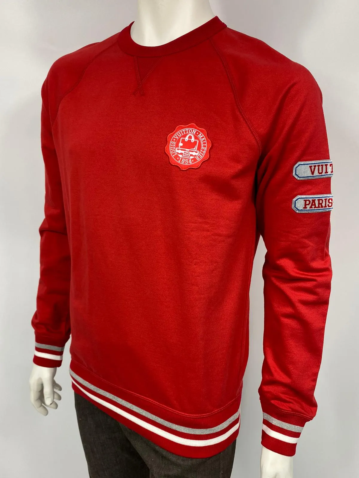 Patch Sweatshirt With Tipping