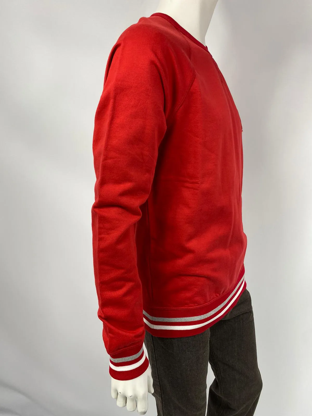 Patch Sweatshirt With Tipping