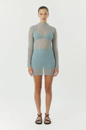 PEER THROUGH KNIT MINI DRESS | FLINT