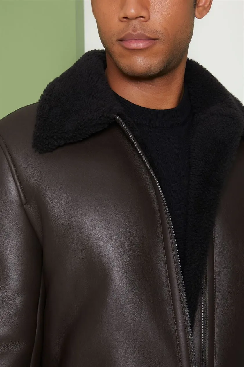 Perona   I   Mens-Outerwear- Spanish Marino Leather Jackets-Jadon Pma-Fv21-792940-Dark Brown  AS8223