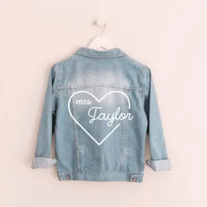 Personalized Mrs Jean Jacket