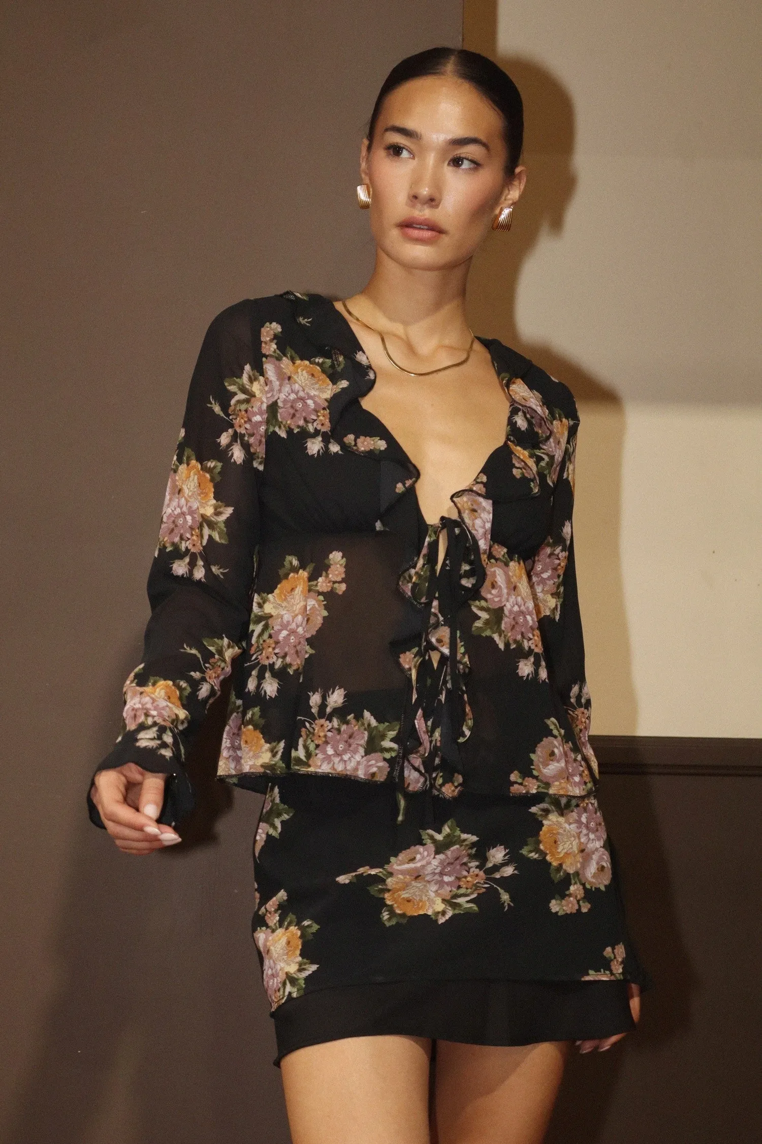 Phoebe Floral Mini Skirt