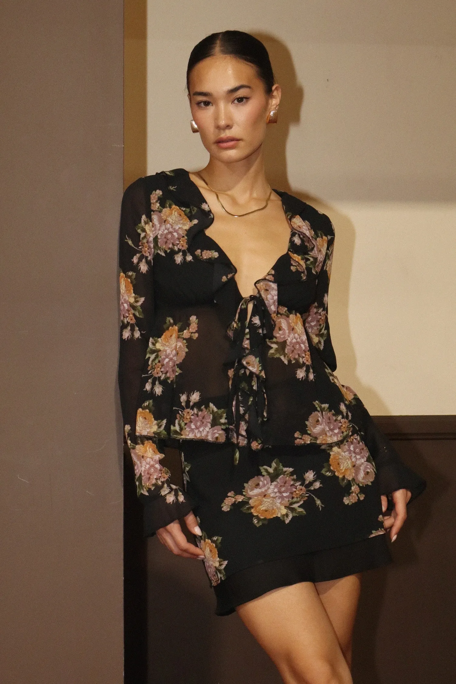 Phoebe Floral Mini Skirt
