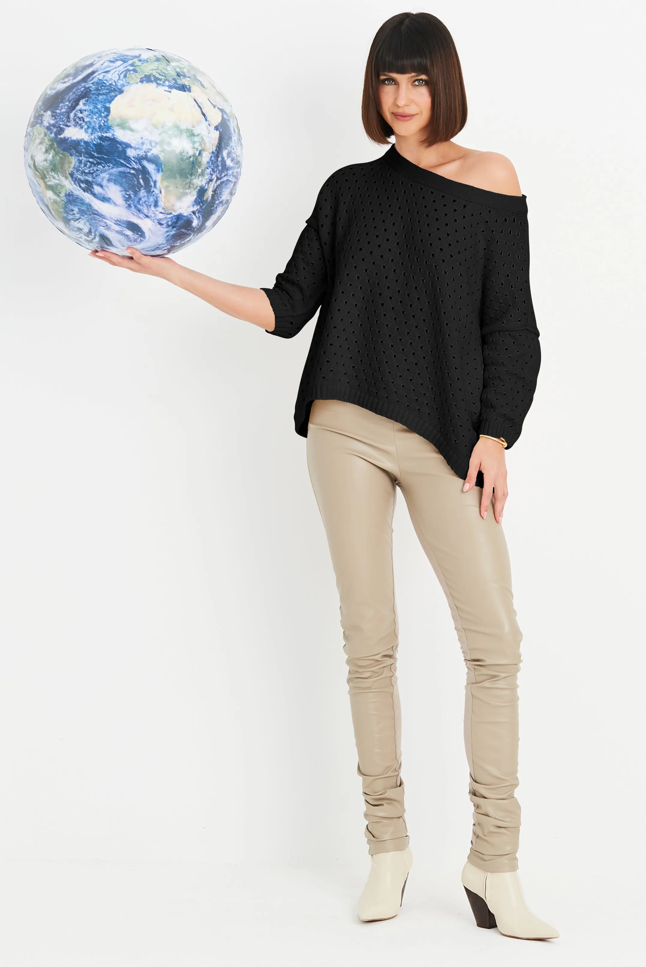 Pima Cotton Nantucket Boatneck Knit