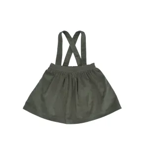 Pinafore Skirt - Ivy Green