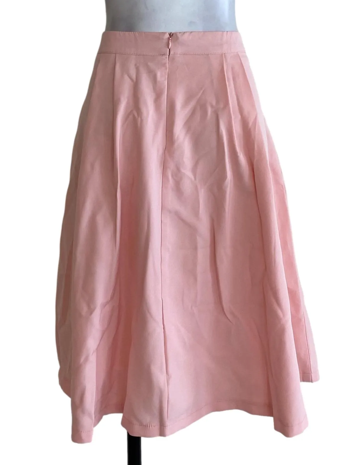 Pink A Line Skirt