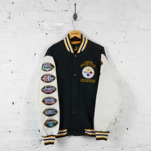 Pittsburgh Steelers Super Bowl Bomber Jacket - Black - XL