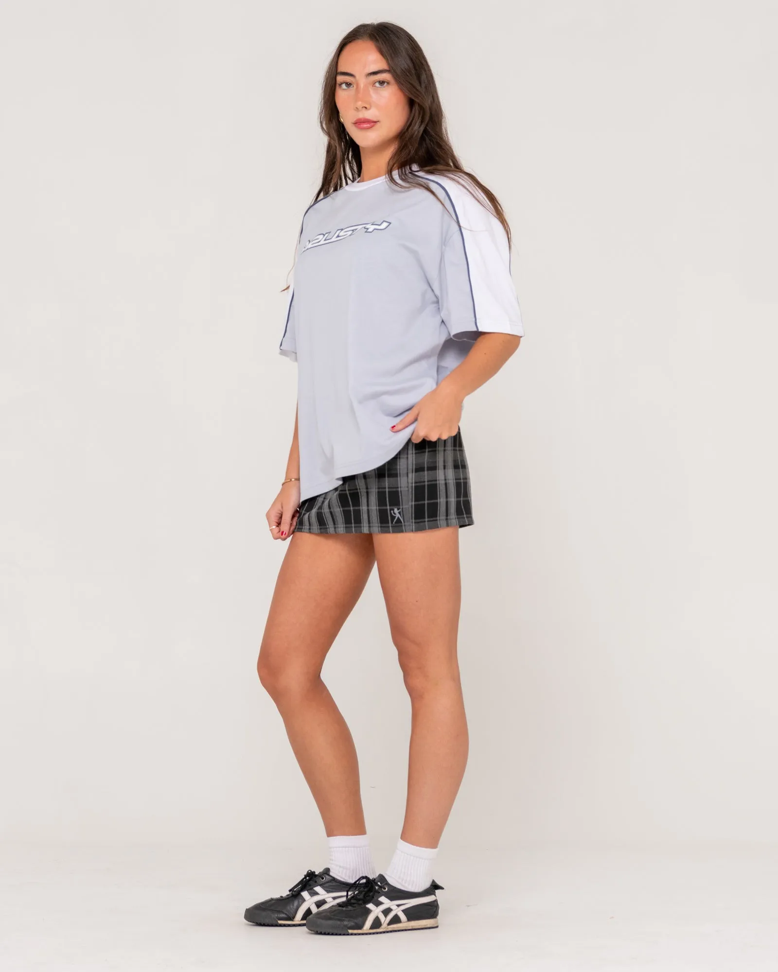 Plaidnani Low Rise Mini Skirt
