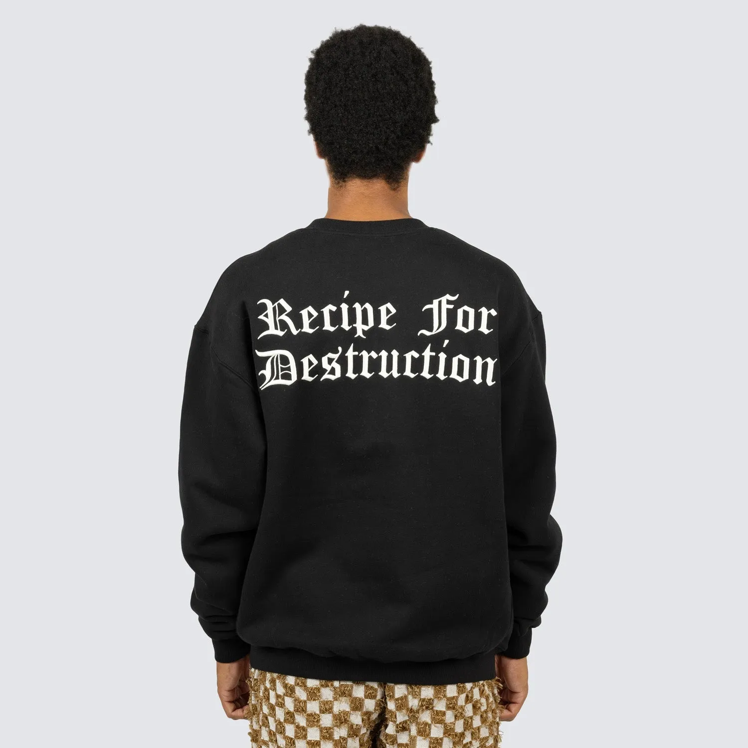Pleasures Men Recipe Crewneck Black