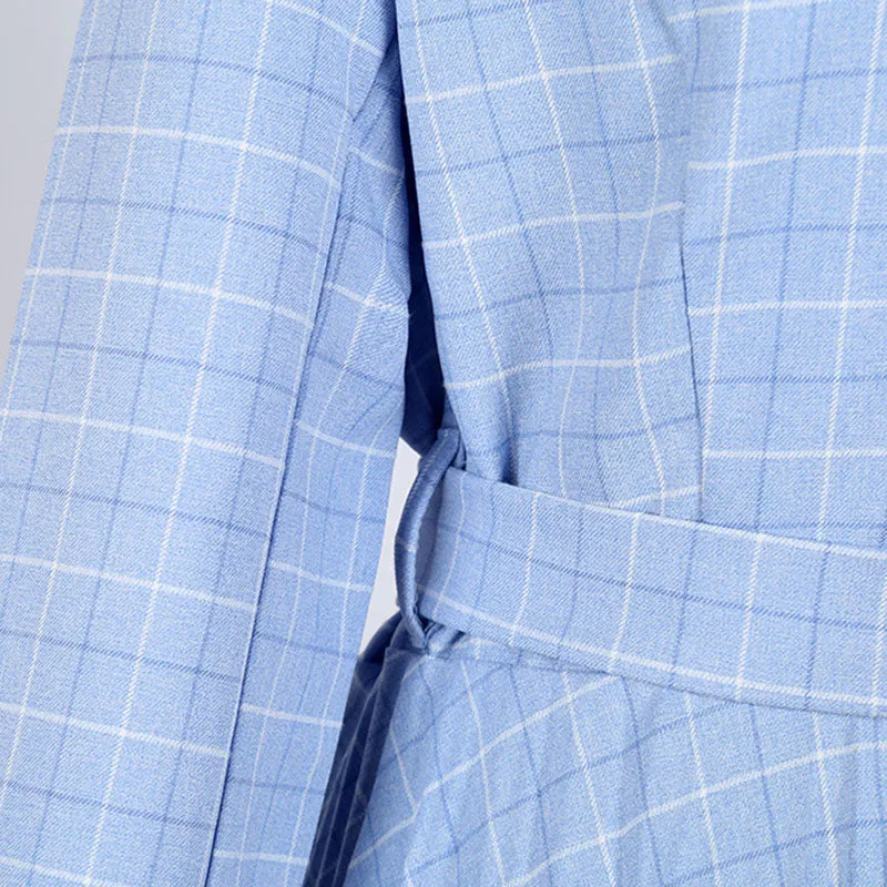 Pleated Dress Fashion Plaid Long Skirt A-line Skirt