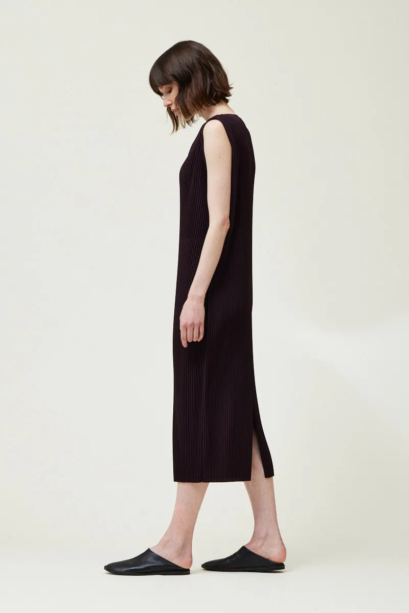 Pleated Midi Dress