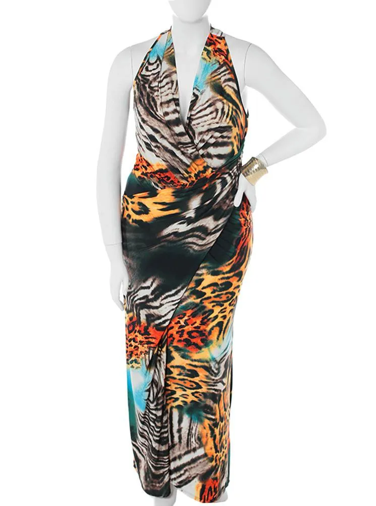 Plus Size Wild Love Delight Maxi Dress