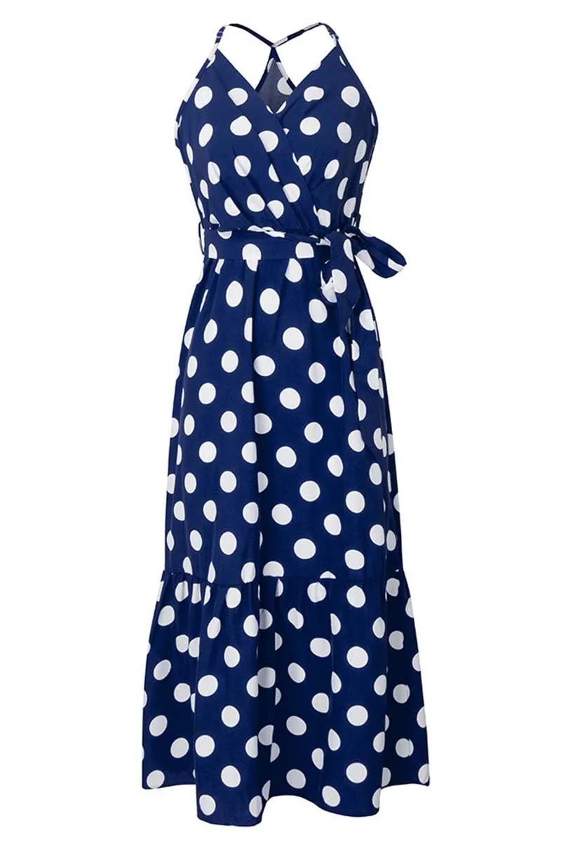 Polka Dot Strap Dress