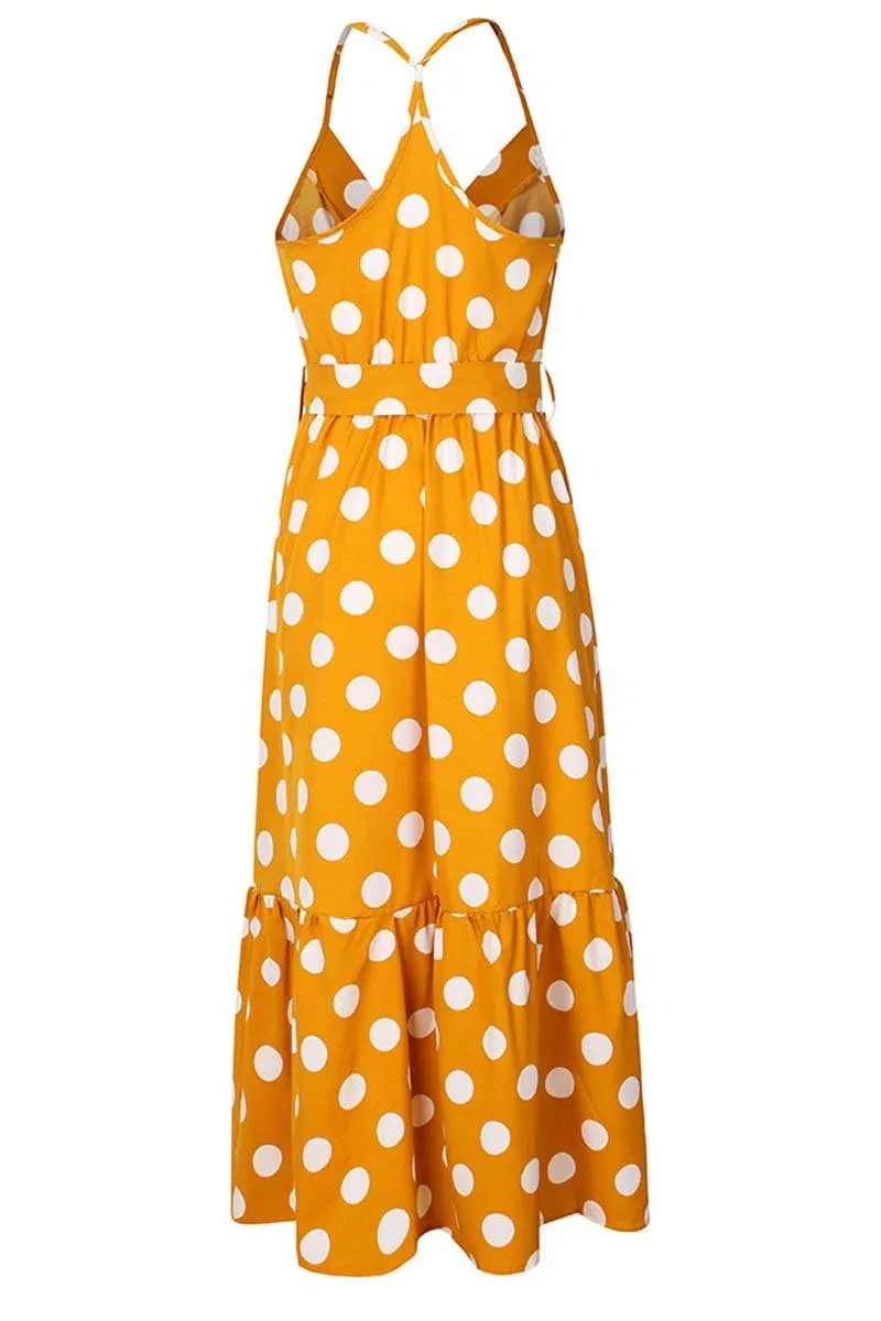 Polka Dot Strap Dress