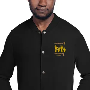 Praises Up Embroidered Champion Bomber Jacket