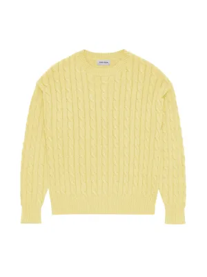 PRE-ORDER: Cable Knit Sweater Butter