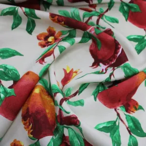 Printed  Mini Matt Cream Pomegranate DSN3 Col.3 150cm
