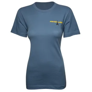 PRIVEE LABEL UNISEX  COLOR TEE - BLUE STEEL
