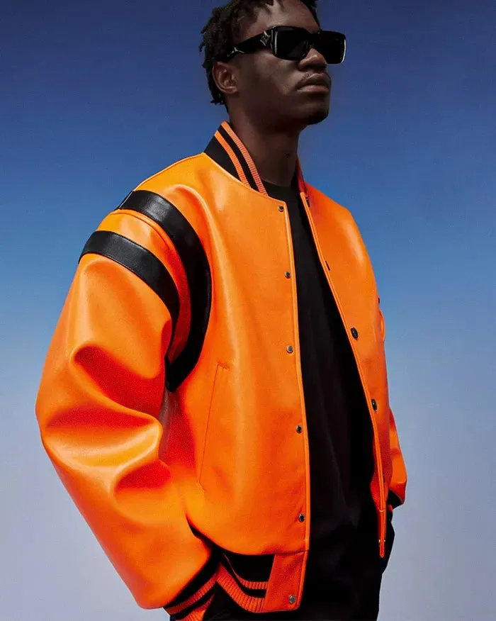 Pu Leather Bomber Jacket "Horizon"