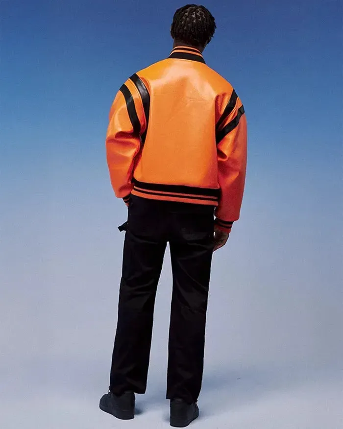 Pu Leather Bomber Jacket "Horizon"