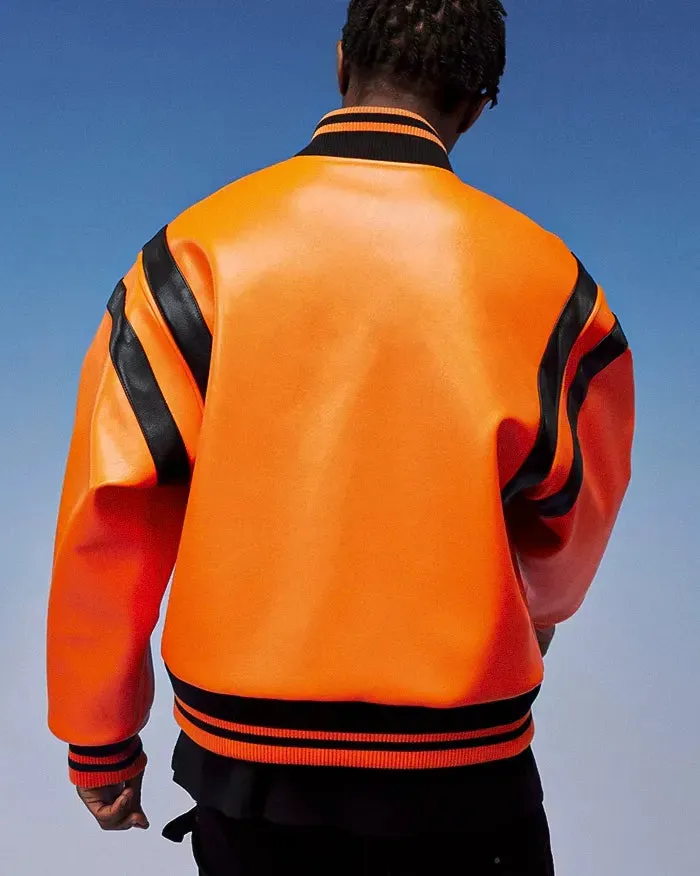 Pu Leather Bomber Jacket "Horizon"