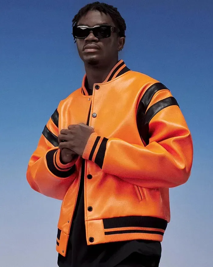 Pu Leather Bomber Jacket "Horizon"
