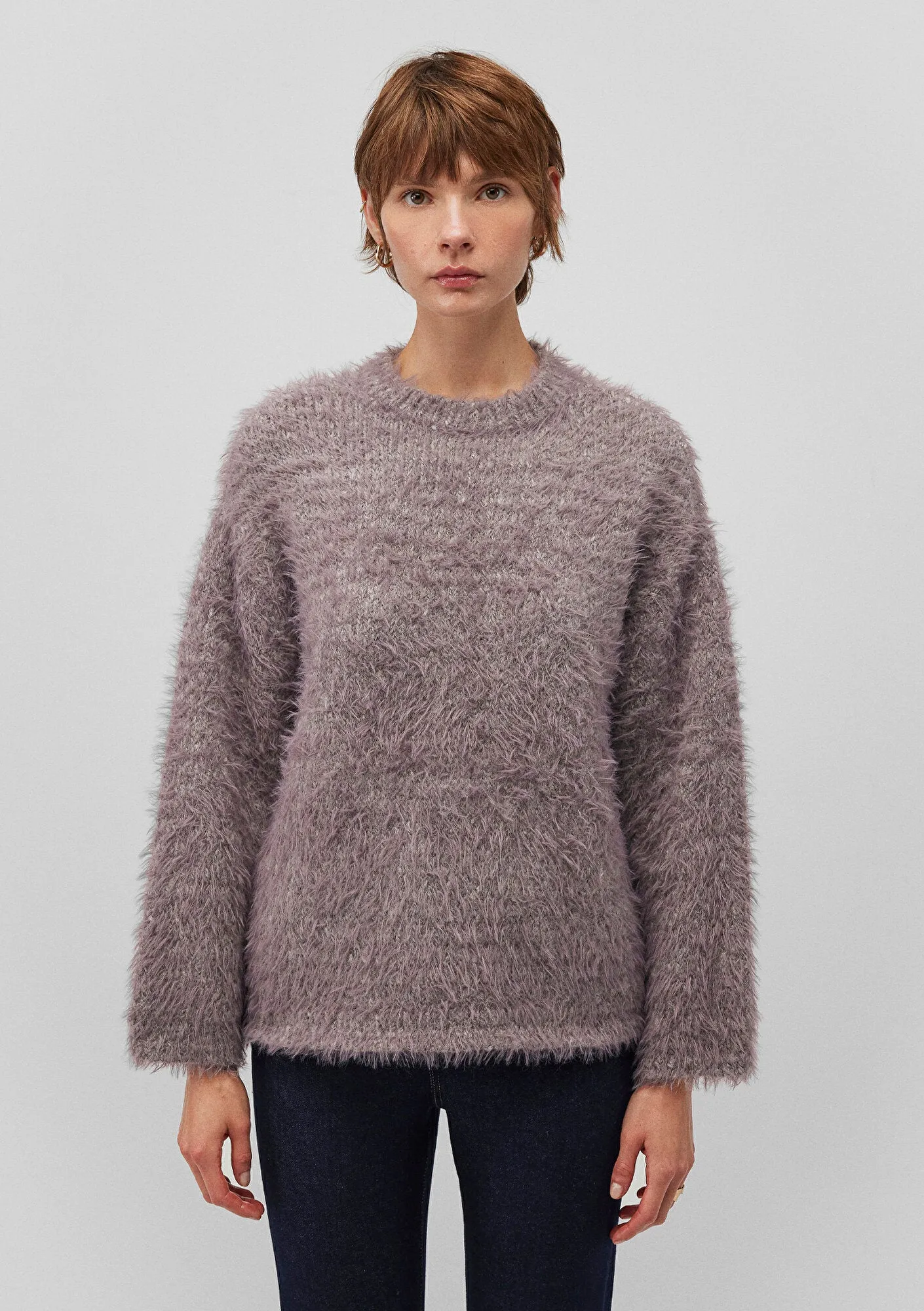 Purple Crewneck Sweater