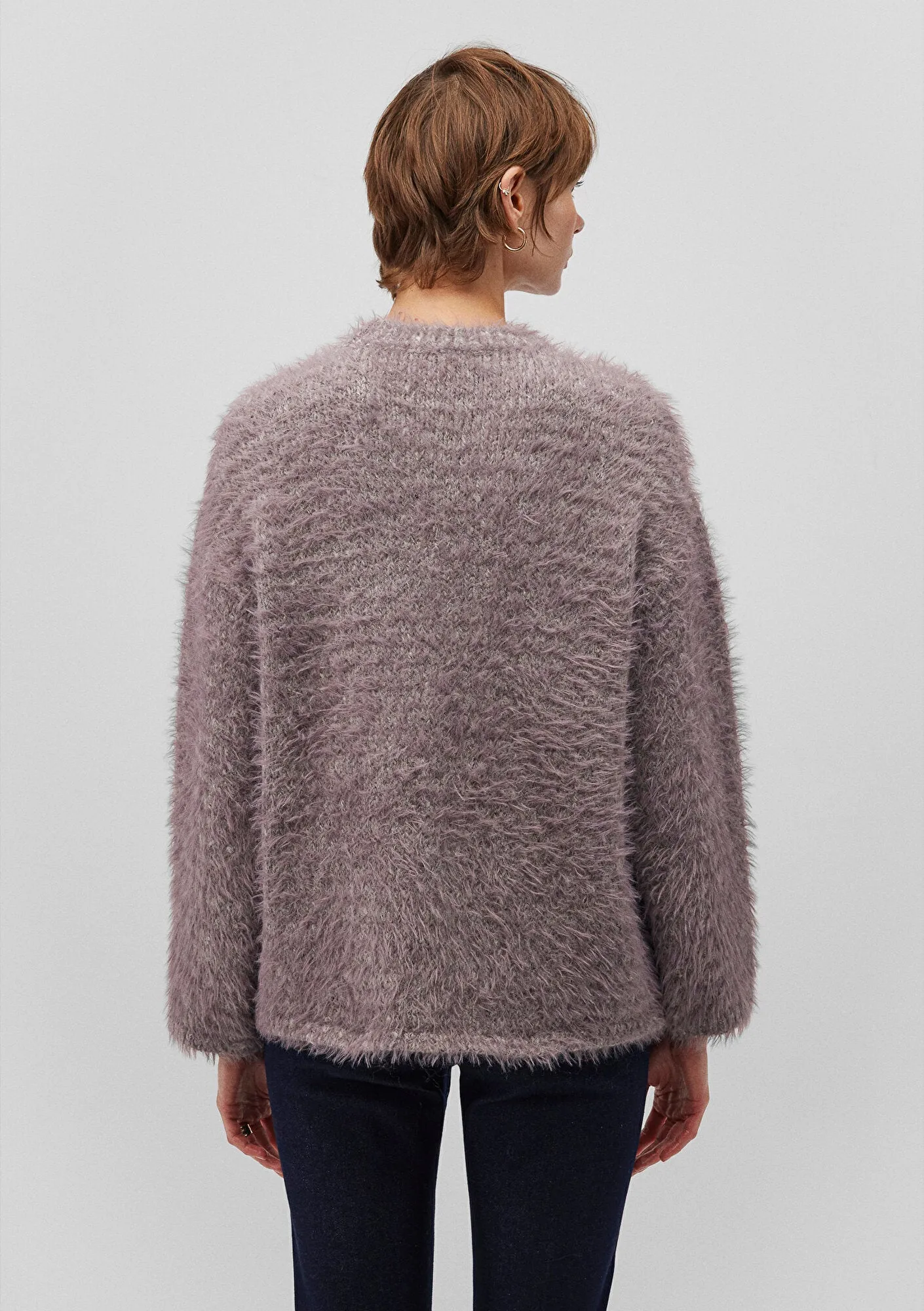 Purple Crewneck Sweater