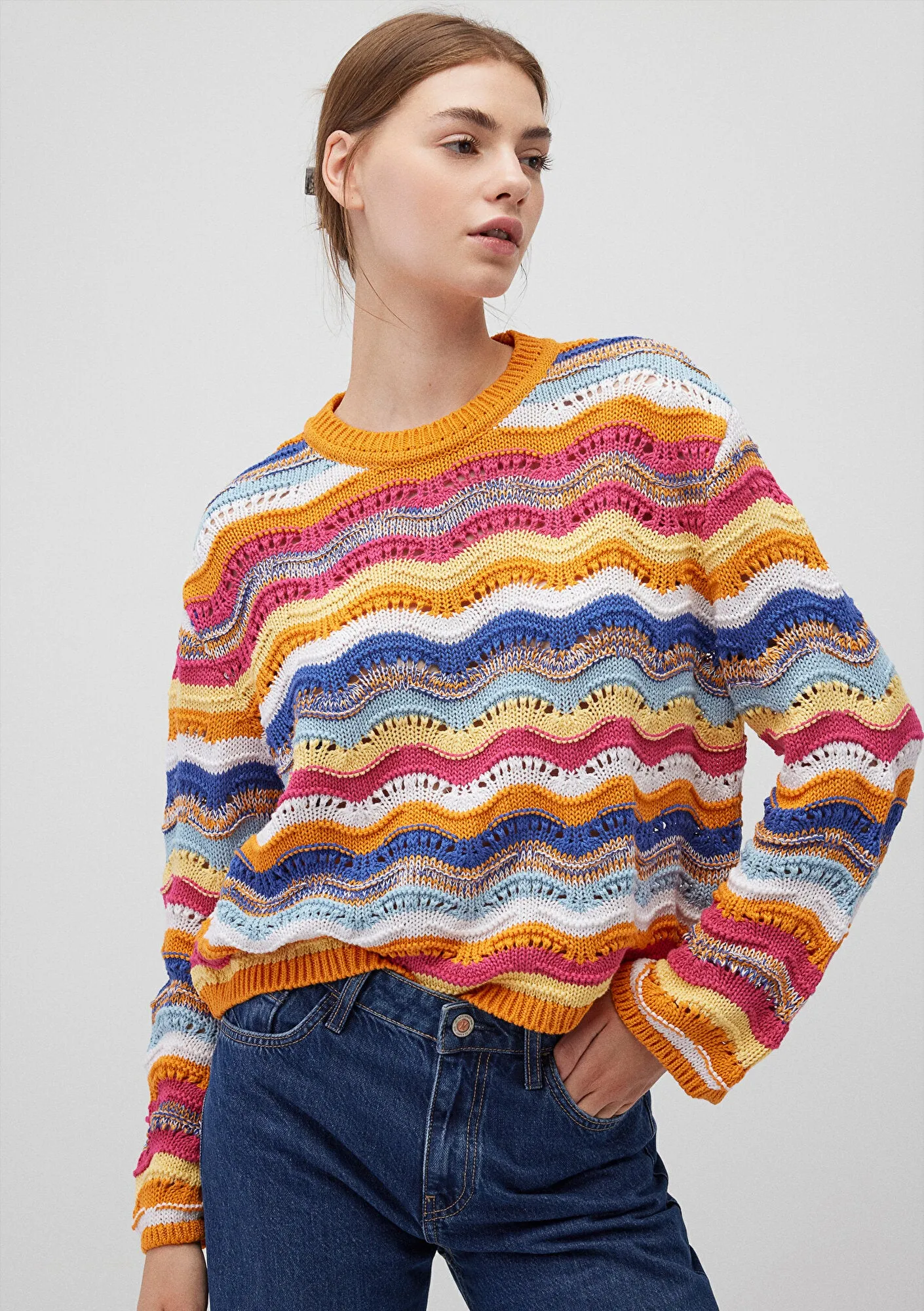 Purple Crewneck Sweater