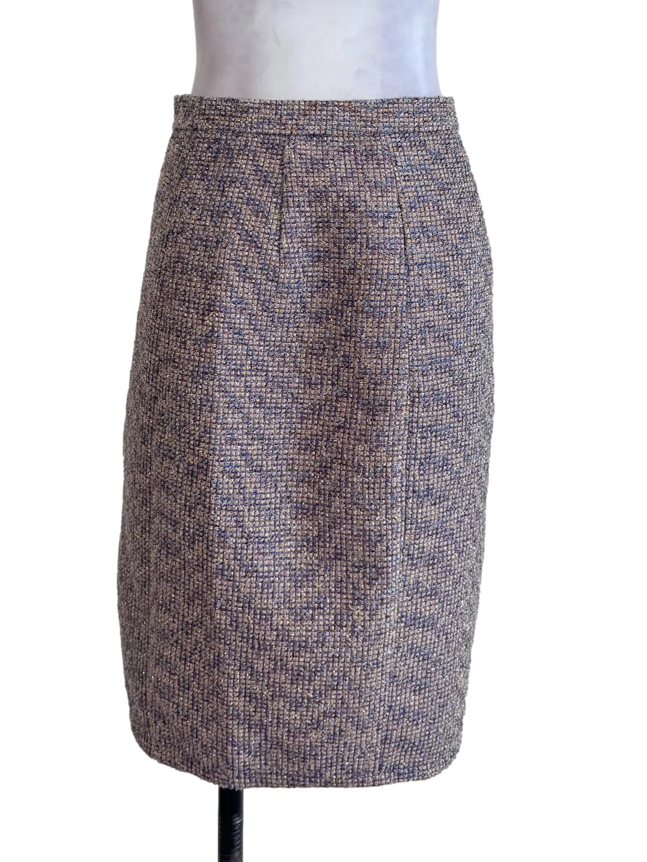 Purple Textured Skirt