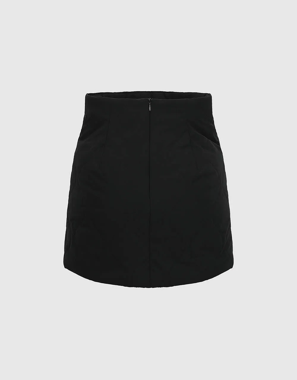 Quilted Mini A-Line Skirt