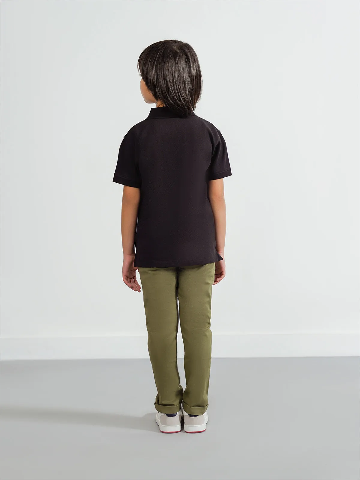 "CHIAKI" Slim Fit Twill Chinos