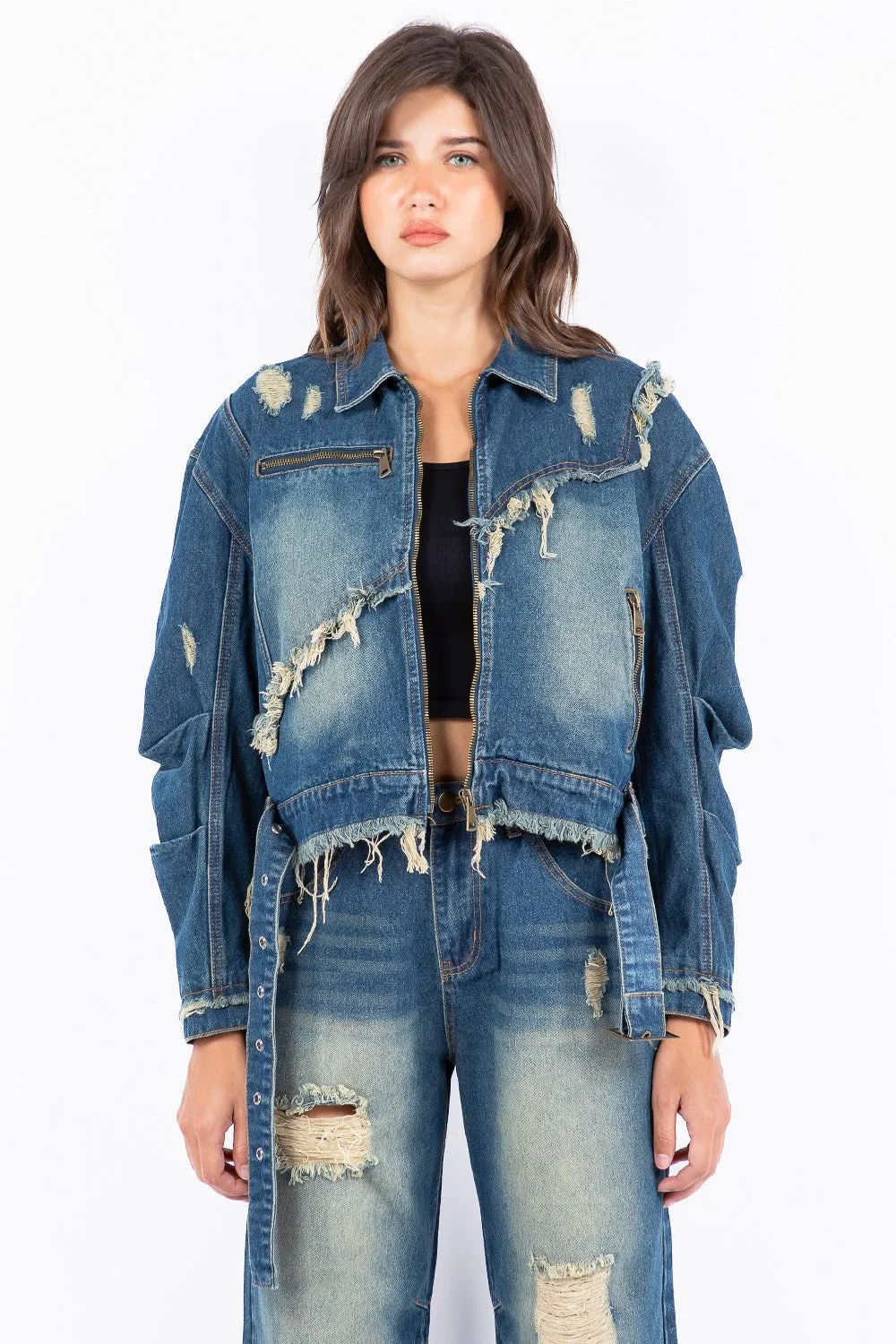 Raw Edge Streetwear Jacket