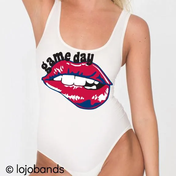 Red & Blue Game Day Bodysuit