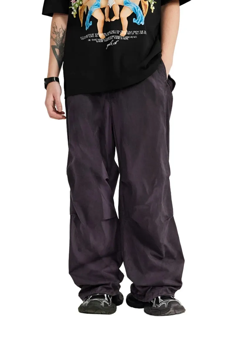 Retro Washed Parachute Cargo Pant