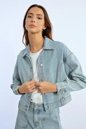 RHINESTONE DENIM JACKET