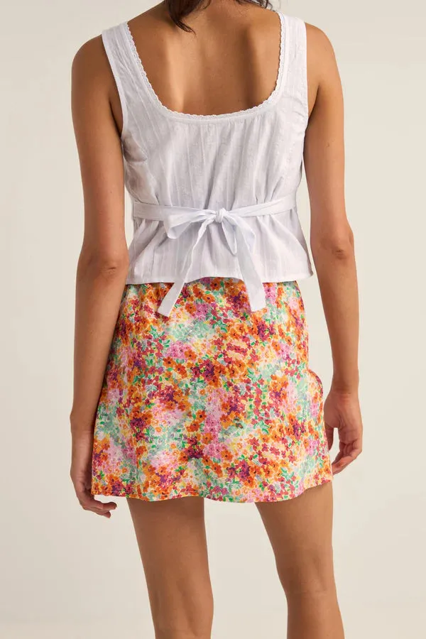 Rhythm - Sierra Floral Bias Cut Mini Skirt
