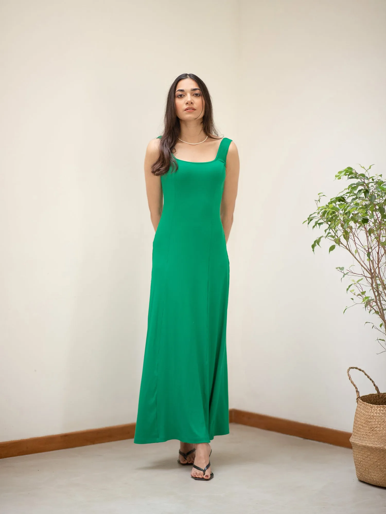 Rib Maxi Dress