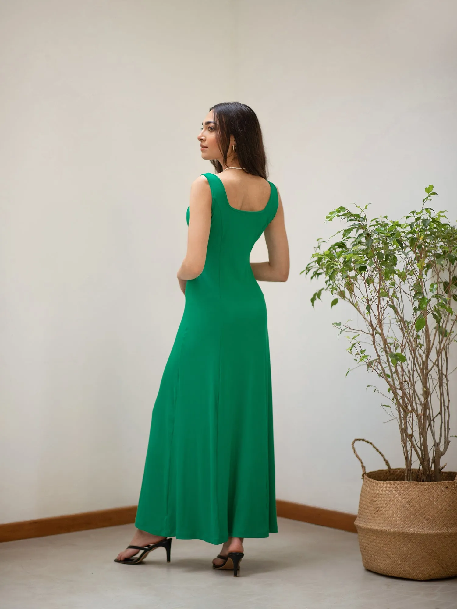 Rib Maxi Dress