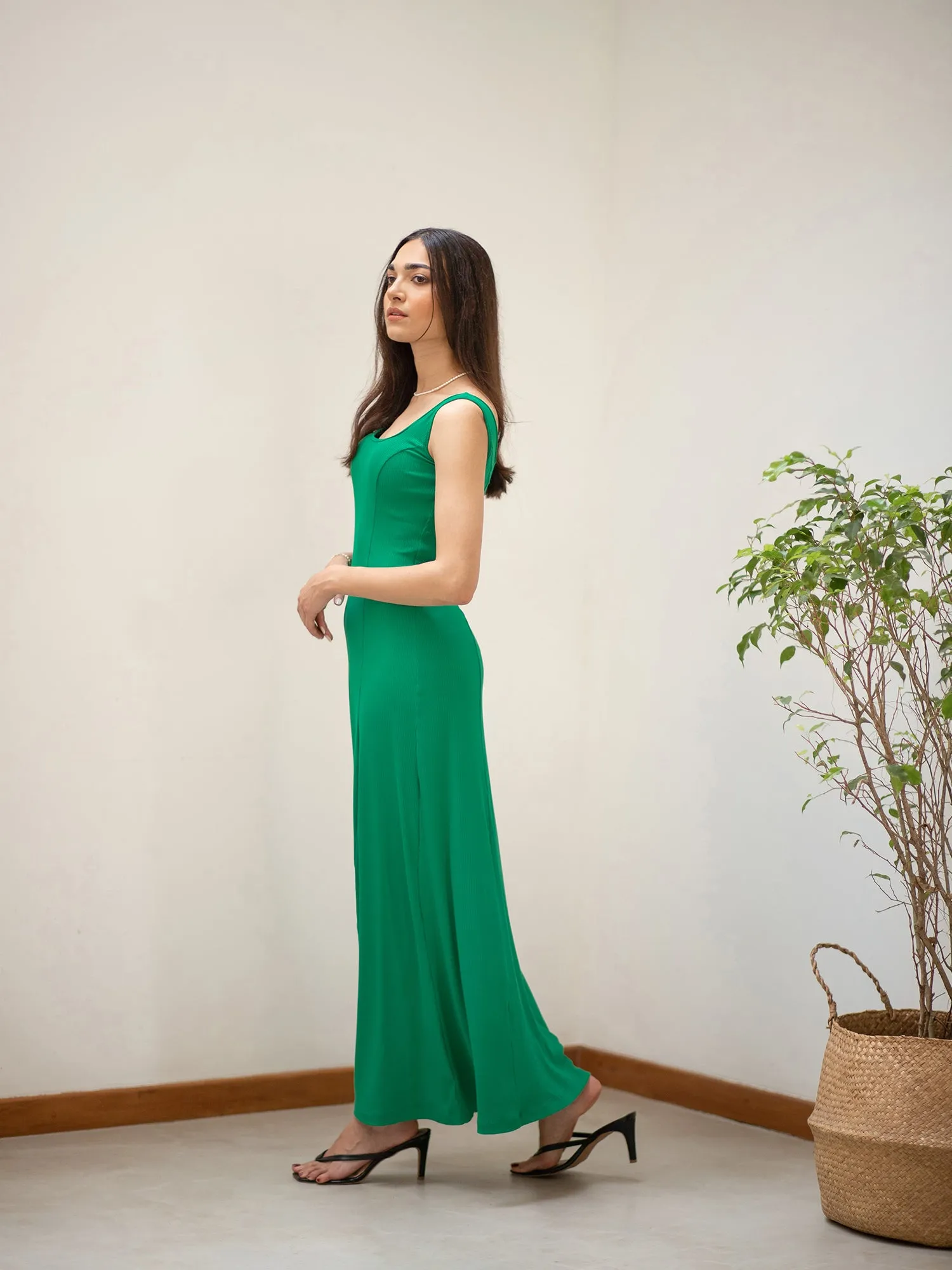 Rib Maxi Dress